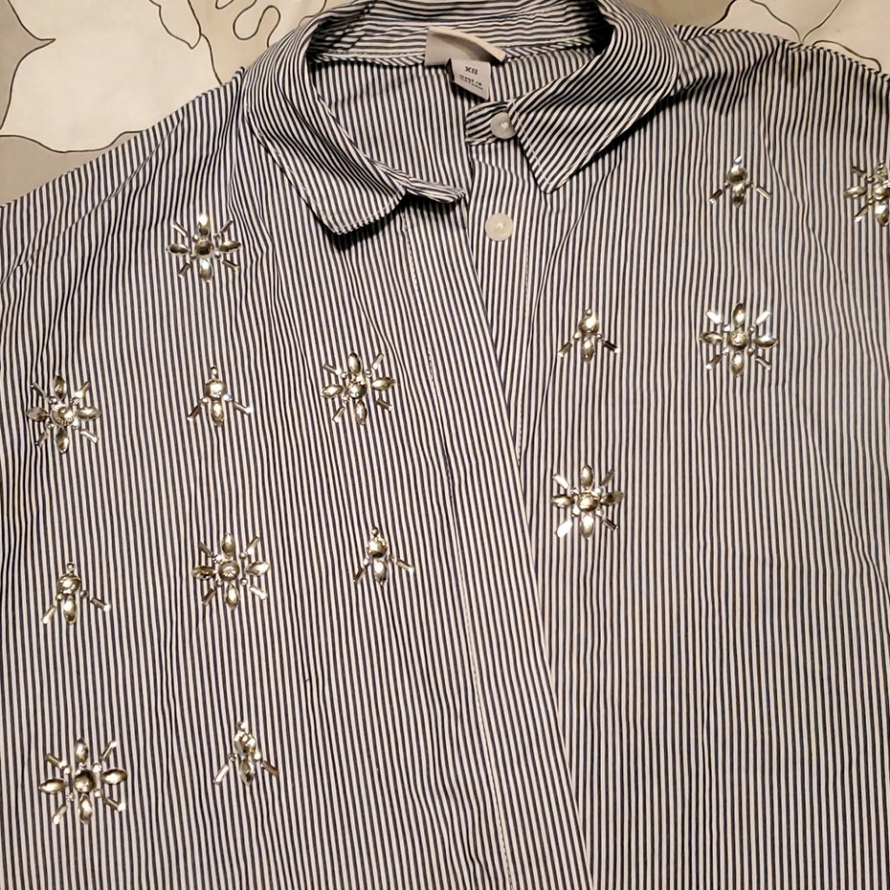 Blingy button down - Picture 4 of 4